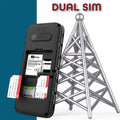 TTfone TT150 Red Dual SIM Mobile with USB Cable, O2 Pay As You Go