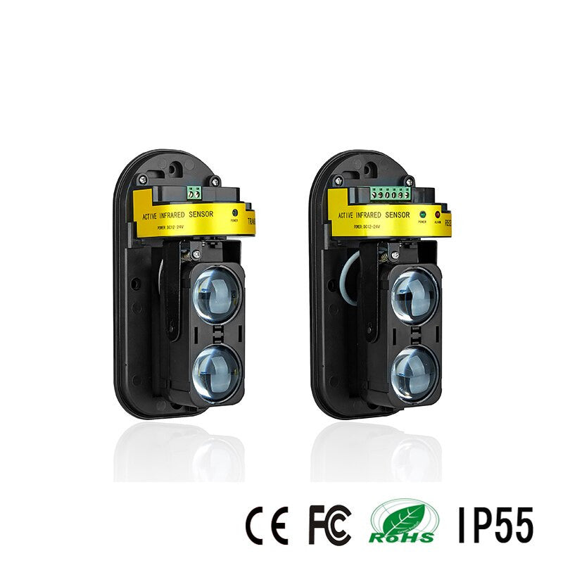 Anti-Rain Infrared Beam Detector Sensor Window Wall Barrier Detector 2 Beam